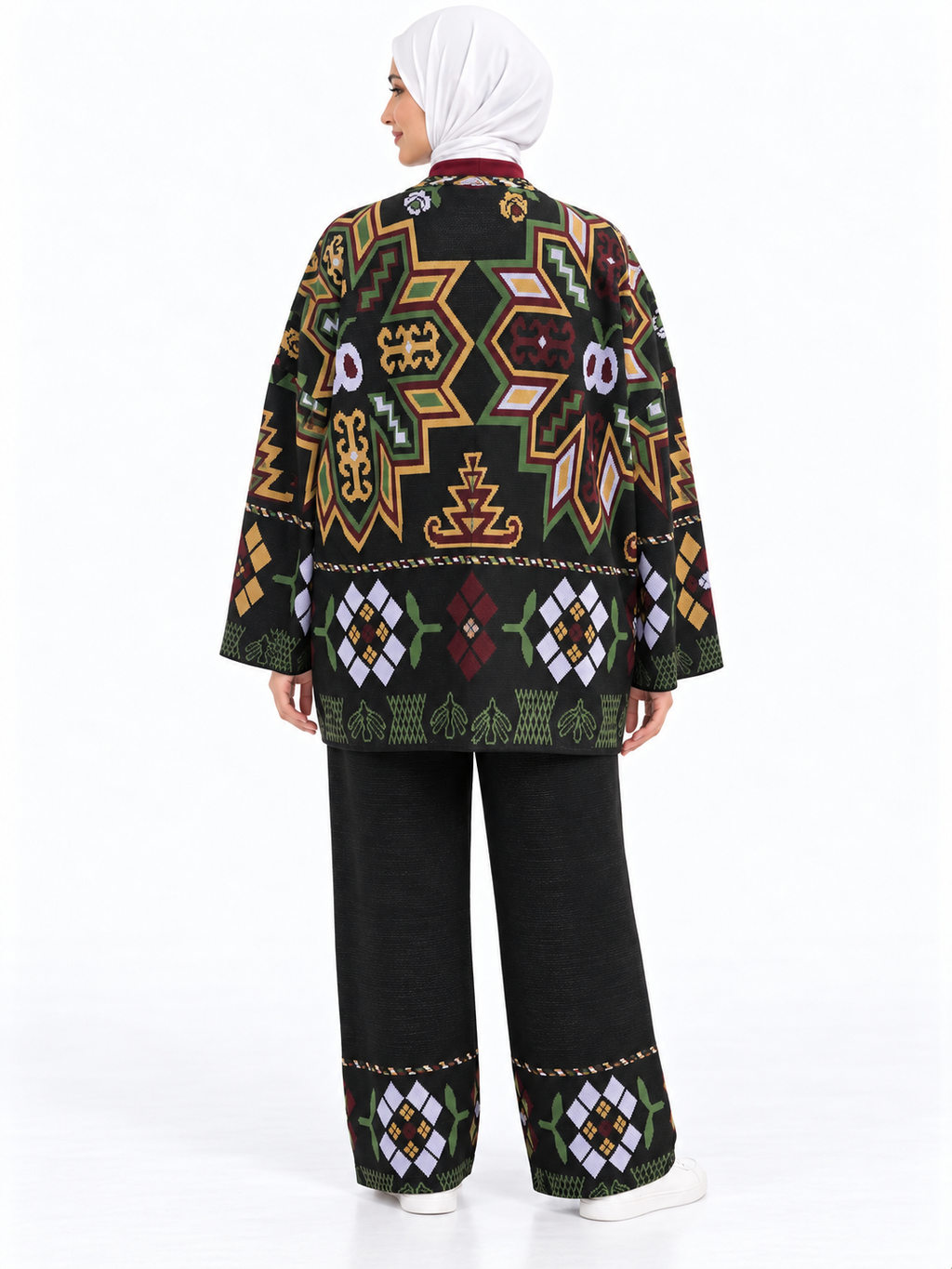 Geometric Knit Suit – 2 Pieces | ST002