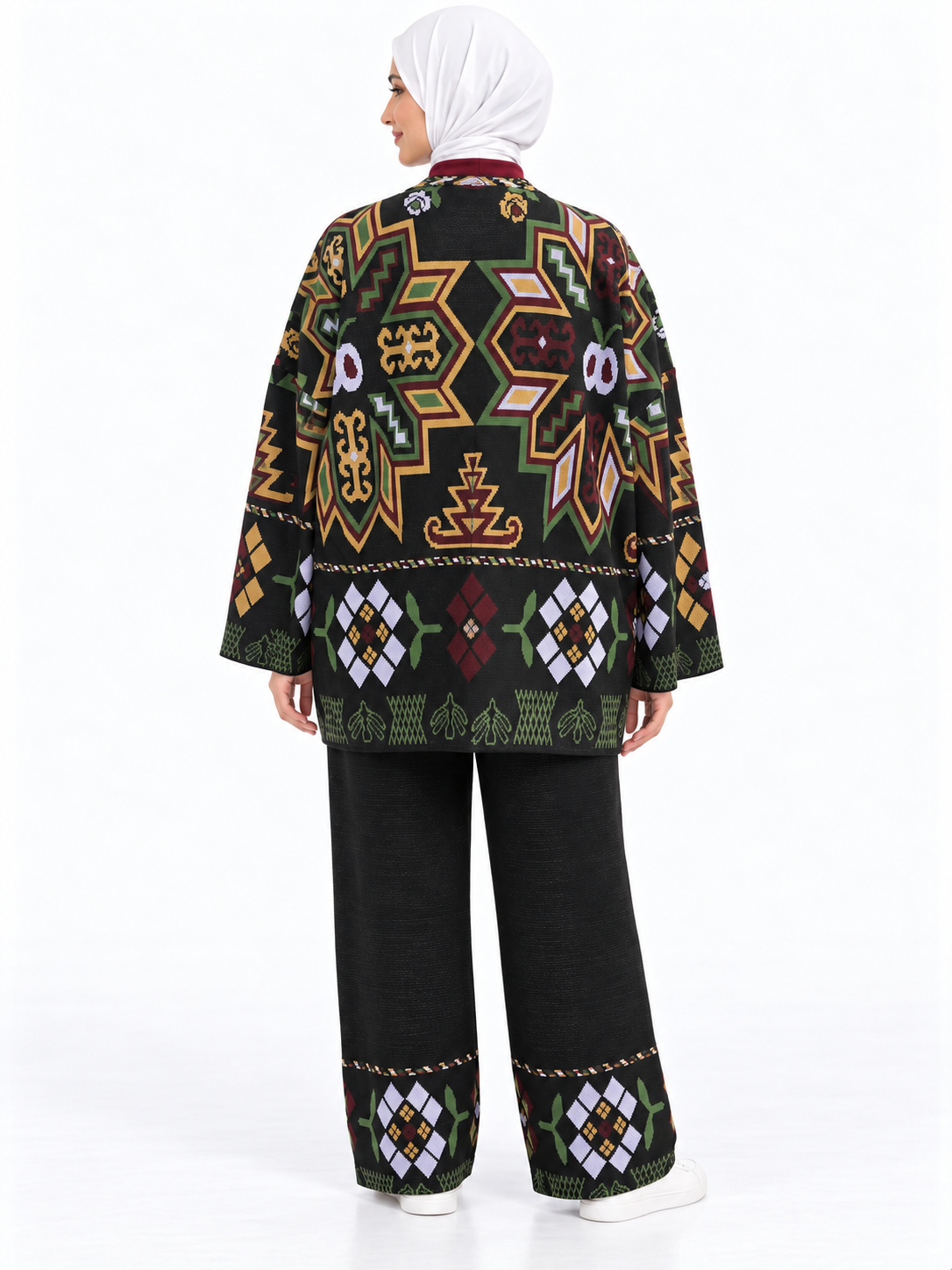 Geometric Knit Suit – 2 Pieces | ST002