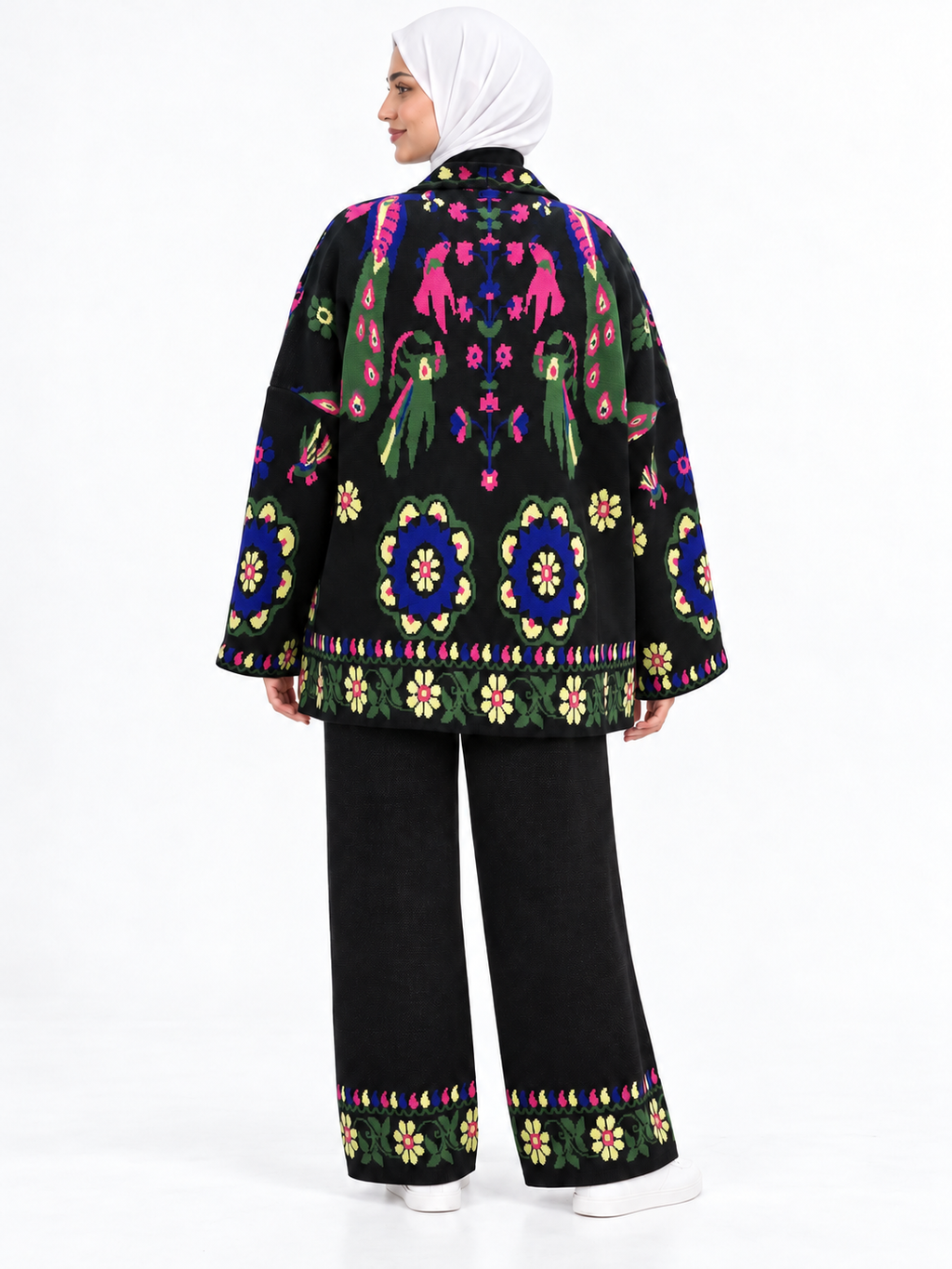 Floral Knit Suit – 2 Pieces | ST003
