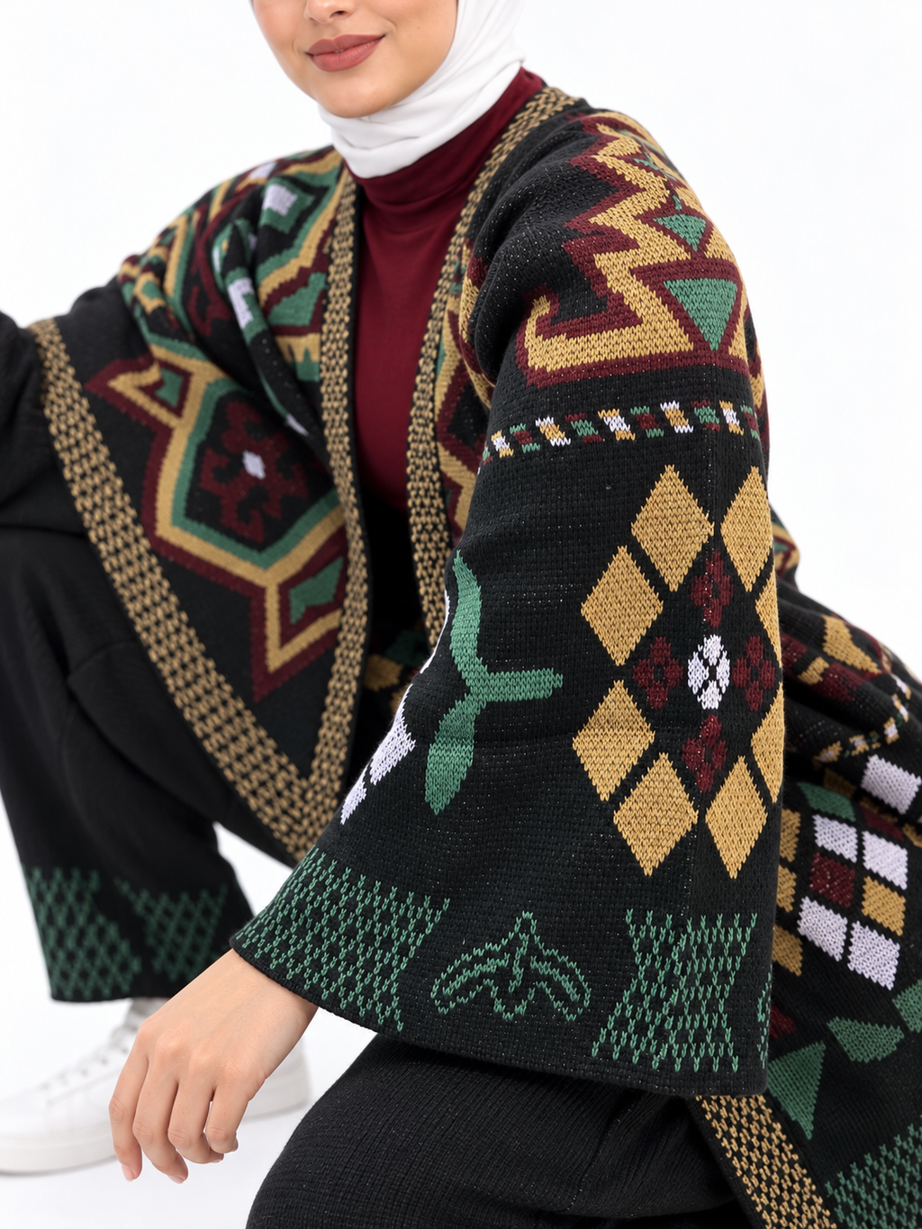 Geometric Knit Suit – 2 Pieces | ST002