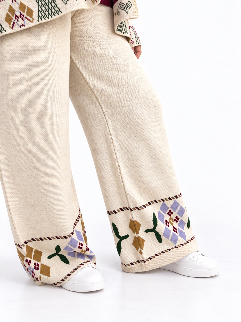 Geometric Knit Suit – 2 Pieces | ST002