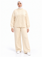 Cable Knit Suit – 2 Pieces | ST006