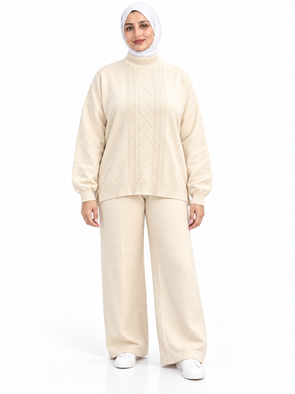 Cable Knit Suit – 2 Pieces | ST006