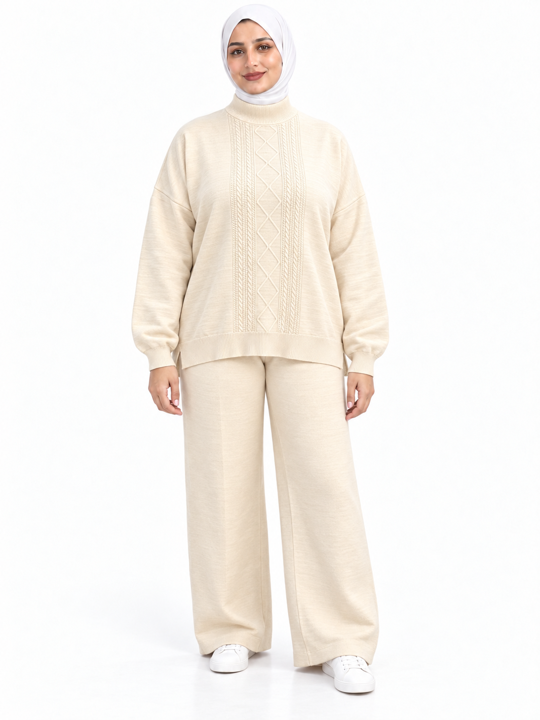 Cable Knit Suit – 2 Pieces | ST006
