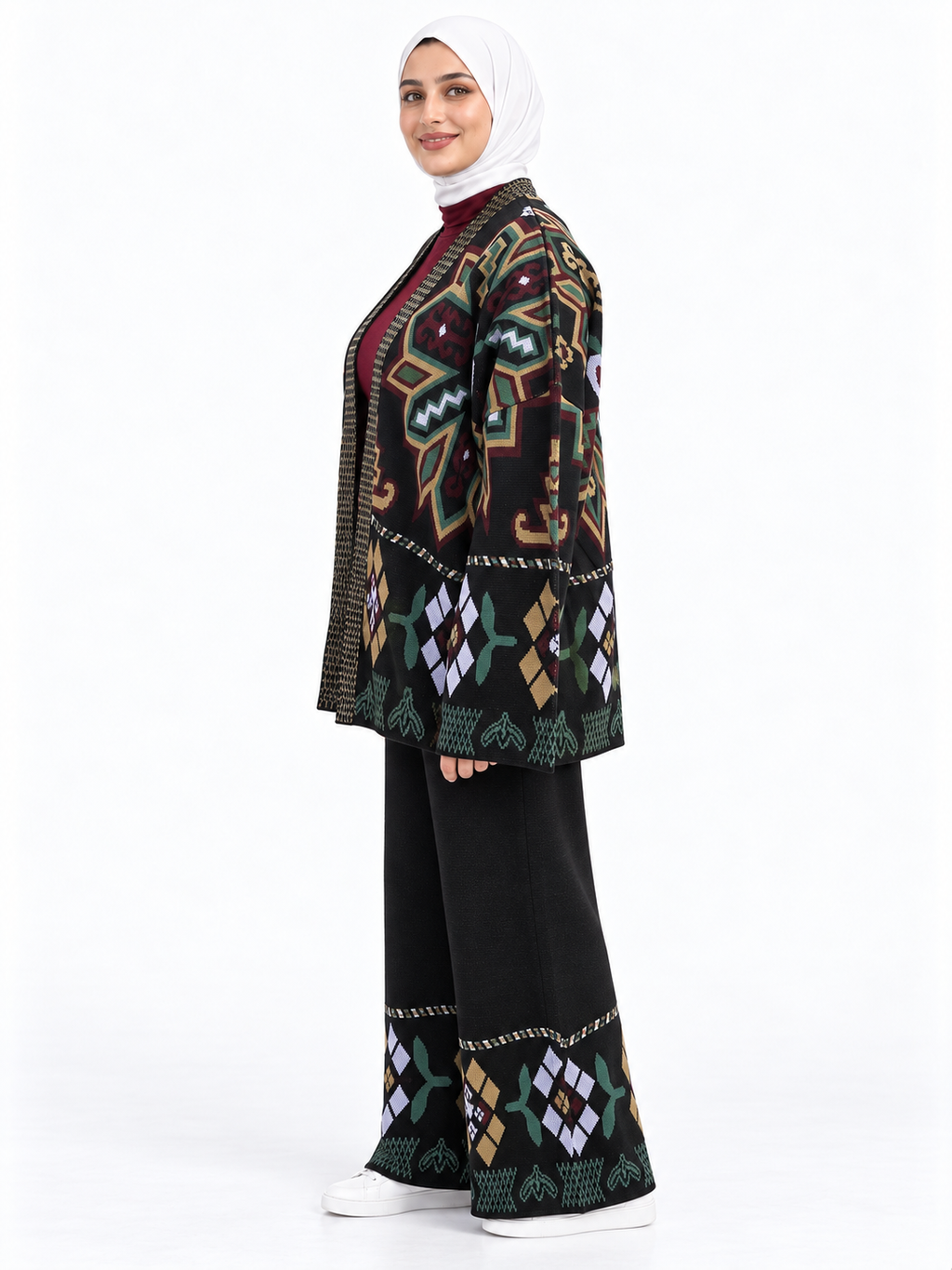 Geometric Knit Suit – 2 Pieces | ST002
