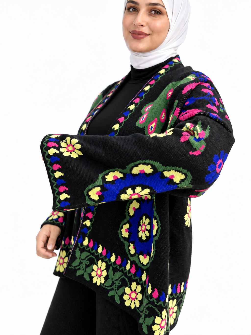 Floral Knit Suit – 2 Pieces | ST003