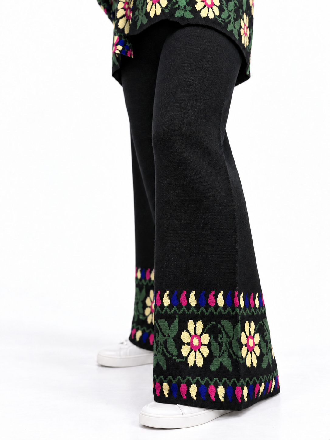 Floral Knit Suit – 2 Pieces | ST003