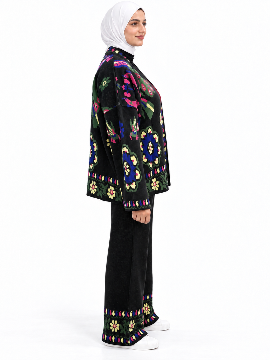 Floral Knit Suit – 2 Pieces | ST003